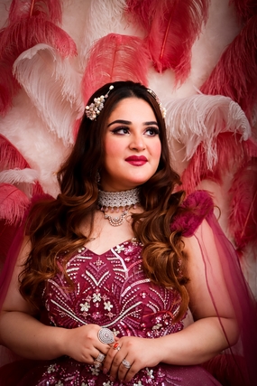 印度微胖新娘美女写真图片